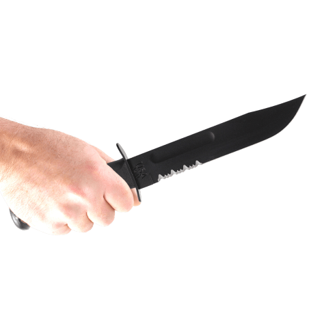 Black Tactical Knife Black...